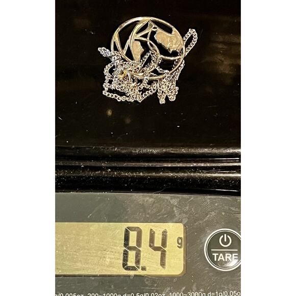 Creed STERLING SILVER Religious Virgin Mary & Child Pendant Necklace - 18” - Picture 14 of 14